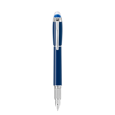 Stylo plume en résine précieuse StarWalker Blue Planet (M)