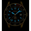 MONTRE ICE SEA 1858 BRONZE SUR BRACELET ACOUTCHOUC NOIR