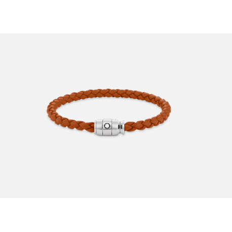 Bracelet acier 3 bagues couleur Rust taille M