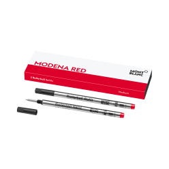 2 recharges pour rollerball (M) Red Modena