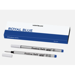 Recharges de feutre fin (B) Bleu Royal x2