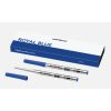 2 recharges de stylo bille (F) bleu royal