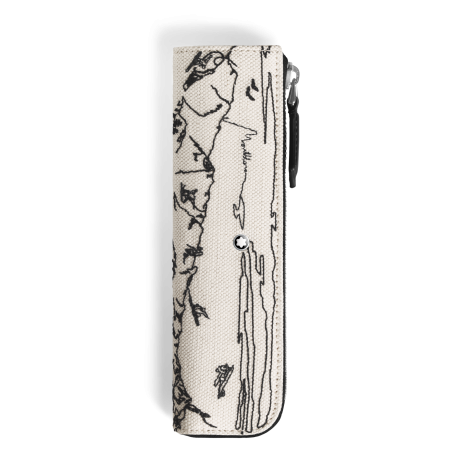 ETUI 1 STYLO HAPPY HOLIDAY ZIPPE IVOIRE