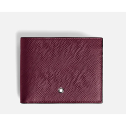 Portefeuille 6cc Sartorial cassis